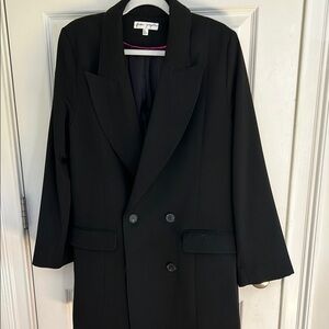 Free People Black Blazer Classic Suit Jacket